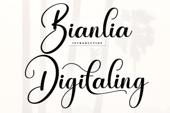 Bianlia Digitaling: A Timeless Handwritten Font for Digital Brands
