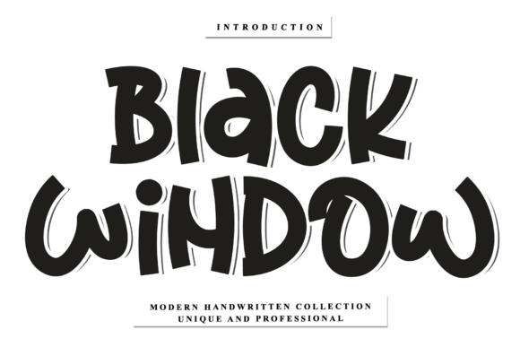 Black Window Font: A Designer's Take on Campaign Typography