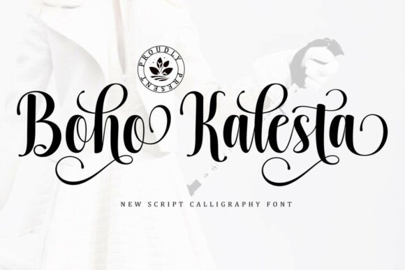 Boho Kalesta: The Elegant Script Font for Creative Makers