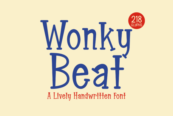 Bringing Lively Character to Craft Projects: The Wonky Beat Typeface