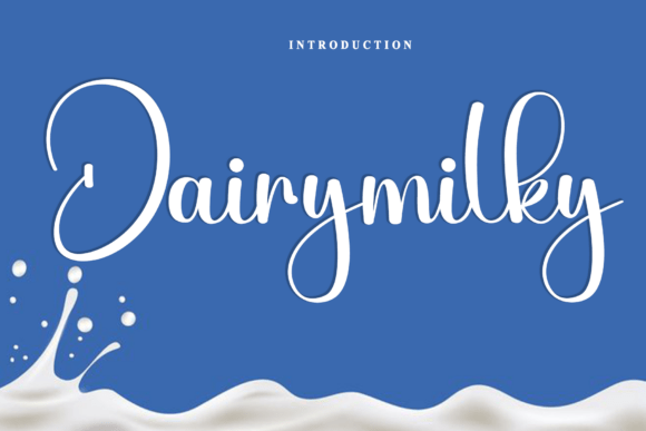Dairymilky: A Handwritten Font for Distinctive Digital Branding