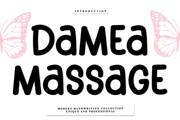 Damea Massage: A Handwritten Font for Modern Digital Brands