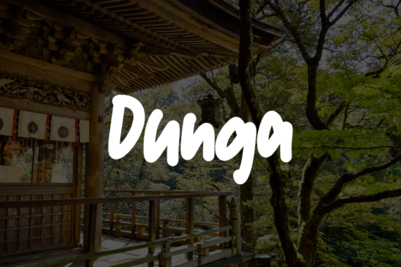 Dunga: A Modern Typeface for Editorial Clarity and Character