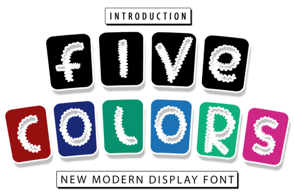 Five Colors: A Handwritten Font Crafted for Makers