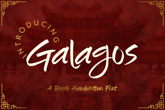 Galagos Font: A Festive Brush Script for Engaging Digital Content