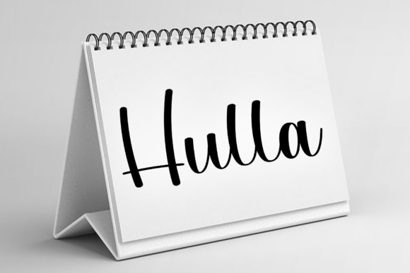 Hulla: A Cursive Font That Elevates Marketing Campaigns