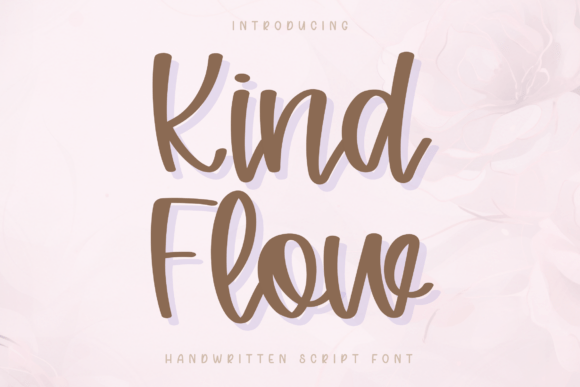 Kind Flow: A Script Font That Brings Grace to Branding Projects