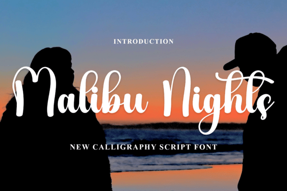 Malibu Nights Font in a Real Branding Project