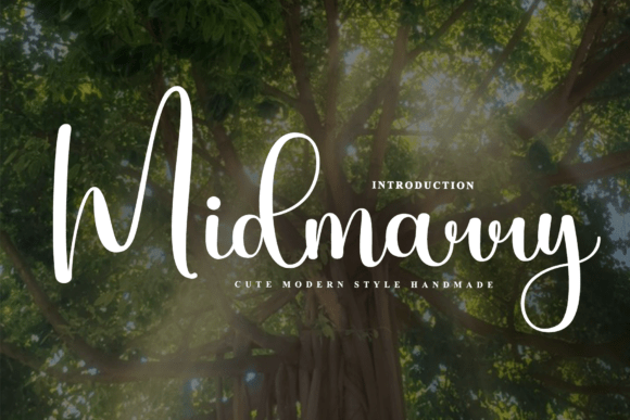 Midmarry: A Script Font for Warm and Sophisticated Web Design