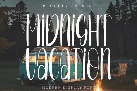 Midnight Vacation: A Handwritten Font for Crafters Who Value Clarity