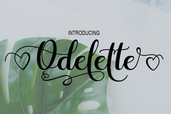 Odelette: A Casual Script Font for Modern Marketing Campaigns