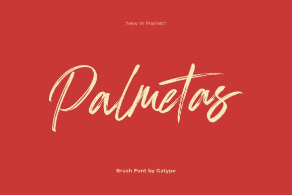 Palmetas Font: A Playful Brush Typeface for Modern Web Projects