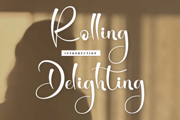 Rolling Delighting: A Font for Editorial Warmth and Rhythm