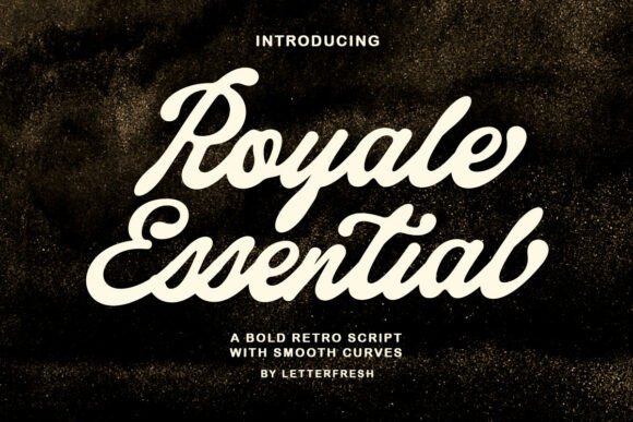 Royale Essential: The Elegant Script Font for Your Brand's Signature