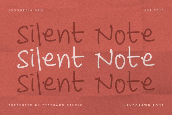 Silent Note: A Warm Font for Your Authentic Brand