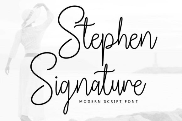 Stephen Signature: A Font That Lifts Your Brand's Feel-Good Factor