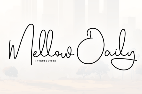 The Mellow Daily Font: A Handwritten Essential for Crafters & Makers
