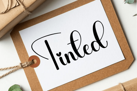 Tinted: A Gentle Script Font for Digital Branding