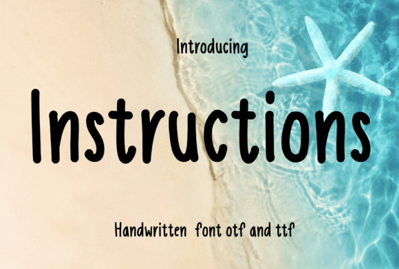 Unlocking Authentic Engagement with the Instructions Handwritten Font